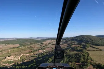 Beaune et ses alentours en hélicoptère - 30 min