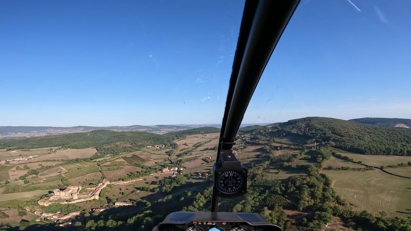 Beaune et ses alentours en hélicoptère - 30 min