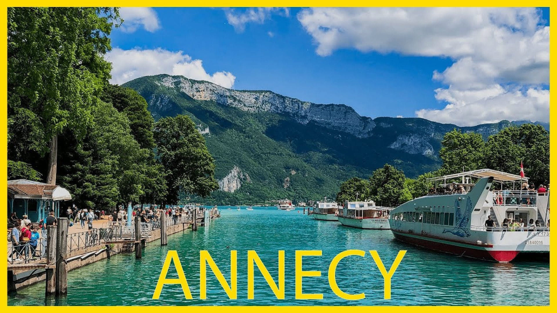 Vol d'excursion : une croisière sur le lac d'Annecy !