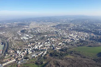 St-Etienne et ses alentours en Hélicoptère - 40m