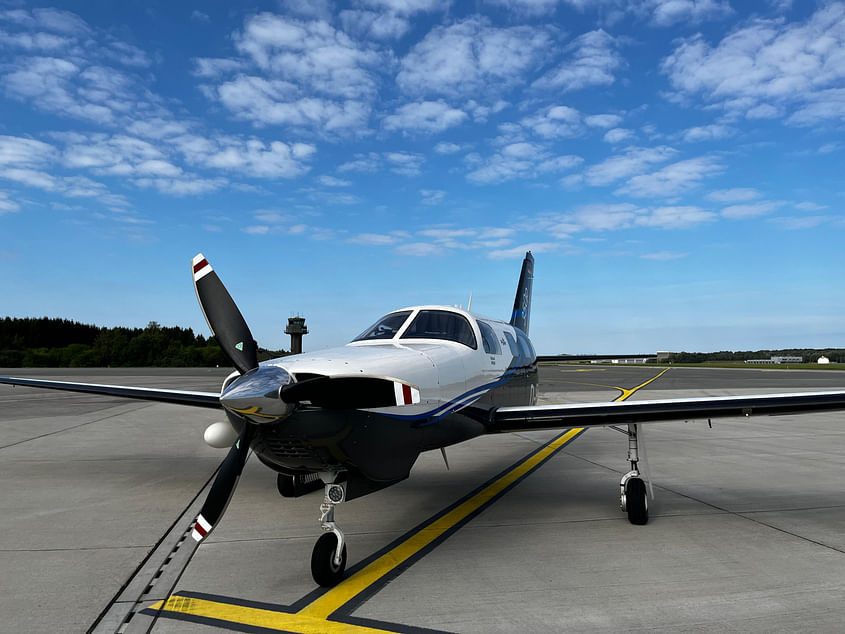 Streckenflug von Sylt nach Nürnberg am 29.09.23