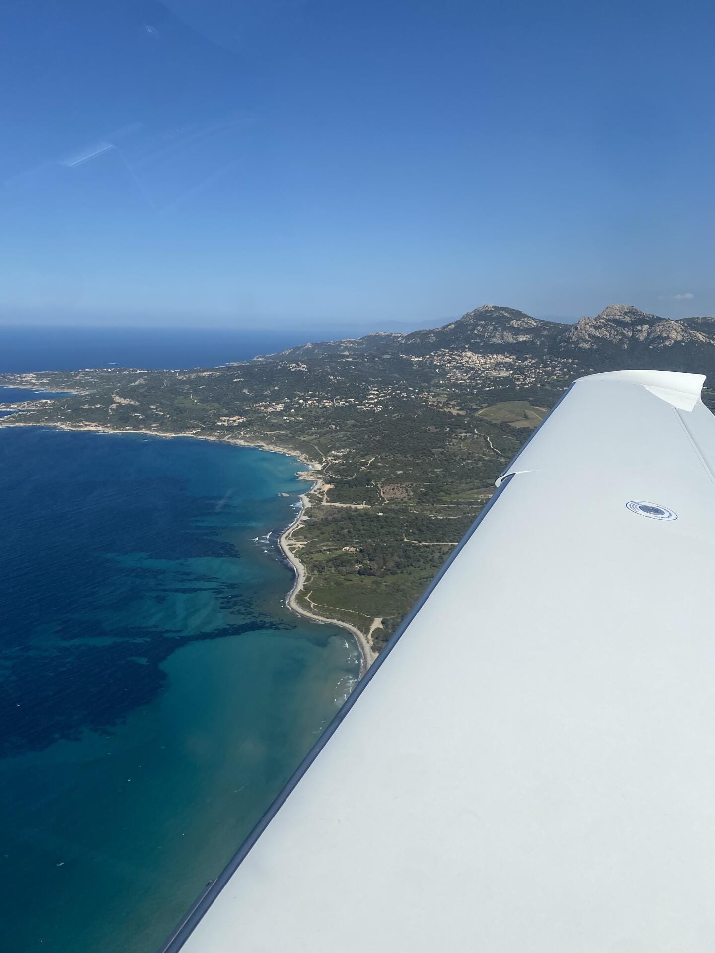 La Corse depuis Merville, Lille, Le Touquet