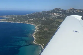 La Corse depuis Merville, Lille, Le Touquet