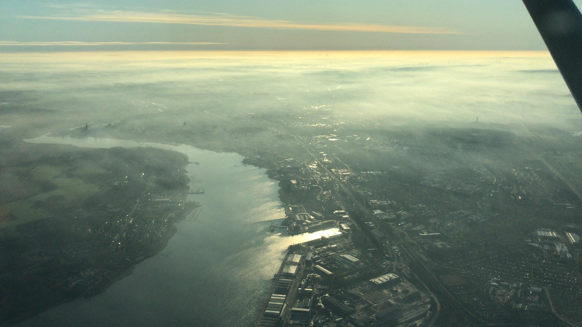 Flug entlang der Ostsee von Rostock bis Wismar, ab Berlin