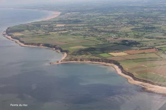 Survol des plages du Débarquement UTAH, OMAHA, GOLD et JUNO
