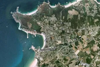 Vue aérienne d'Erquy