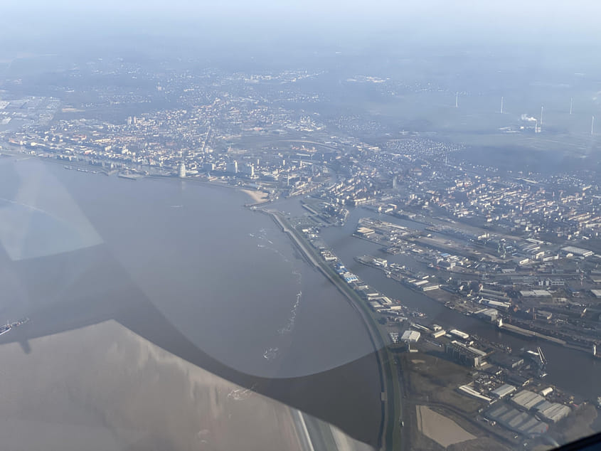 Küstenflug über Bremerhaven & Cuxhaven