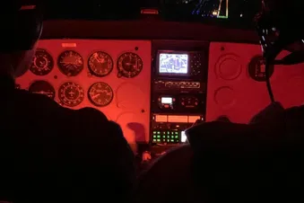 NIGHTFLIGHT🌃 SKYLINE/ Nachtflug Frankfurt