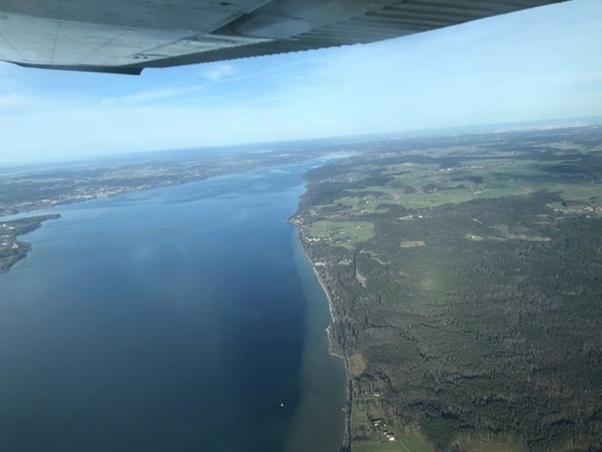 Rundflug Starnberger See und Ammersee mit Cessna 172