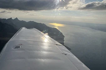 Vol au dessus du Lac Léman