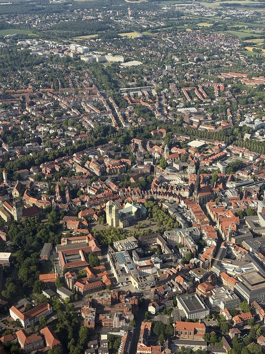 Unvergesslicher Rundflug über Münster & Umland