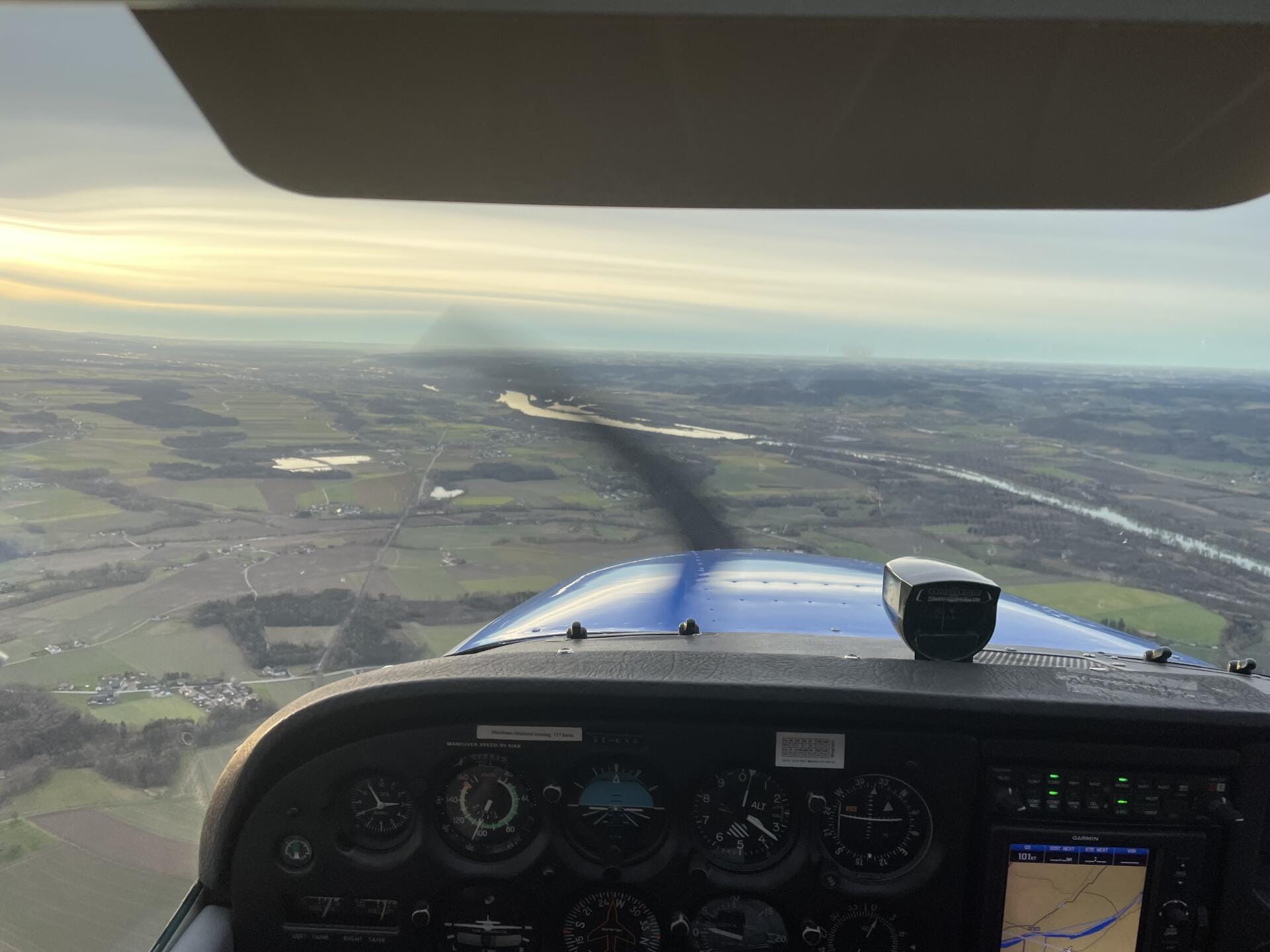 Panoramaflug über Passau die drei Flüsse Stadt