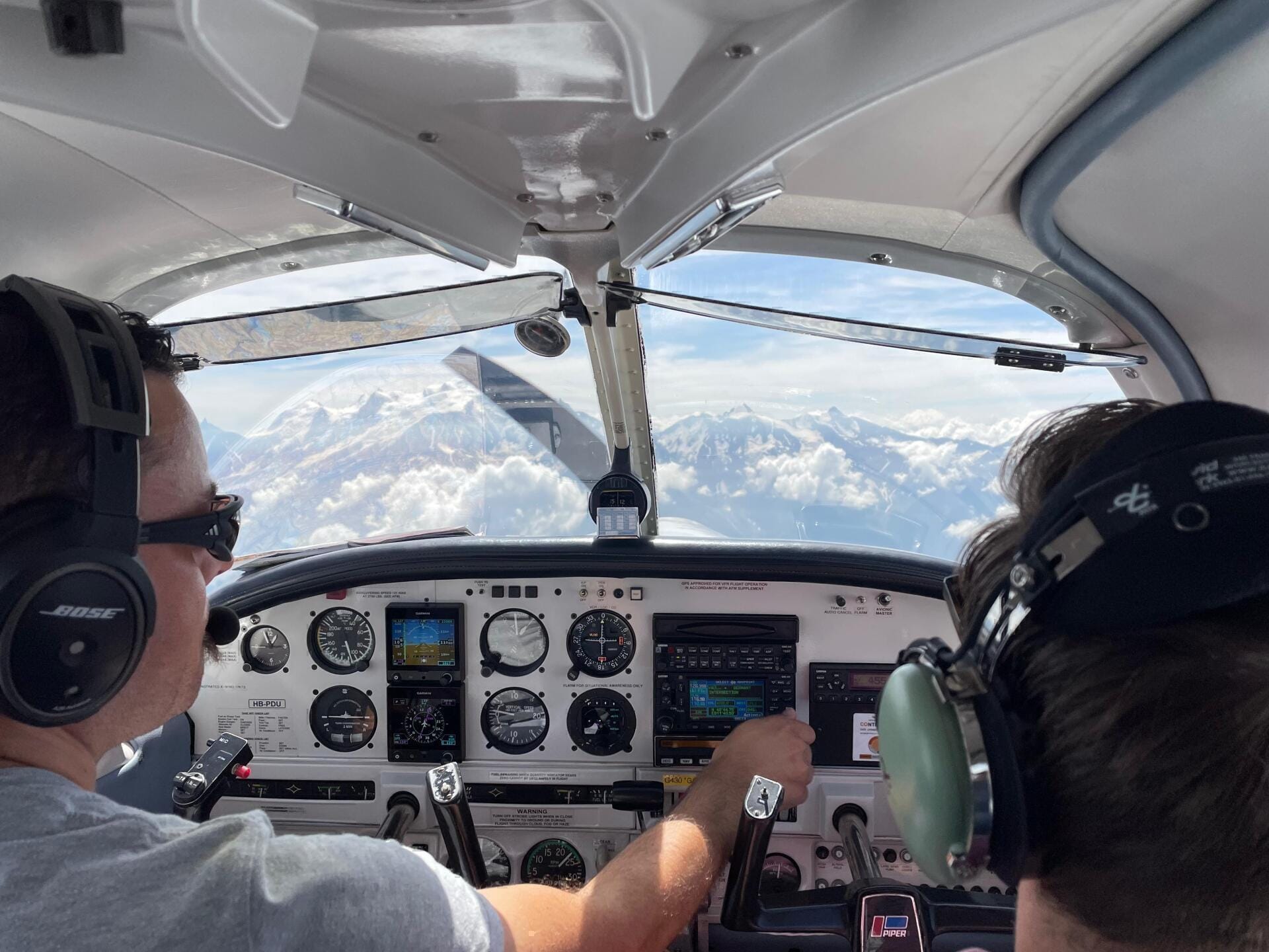 Mont Blanc Rundflug