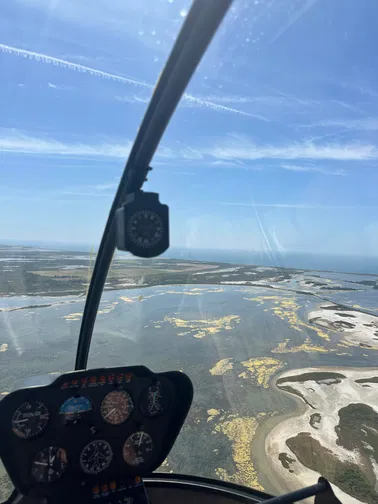 La Camargue vue du ciel