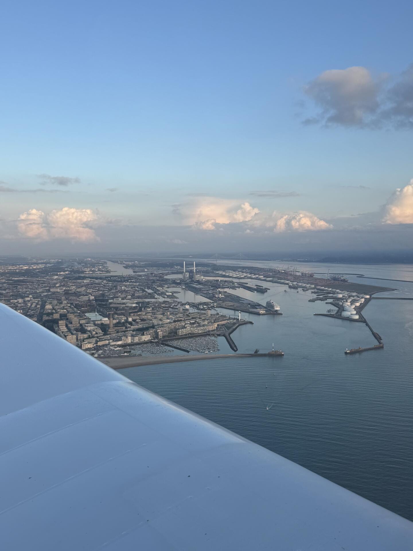 Survol du Havre, Étretat, Deauville