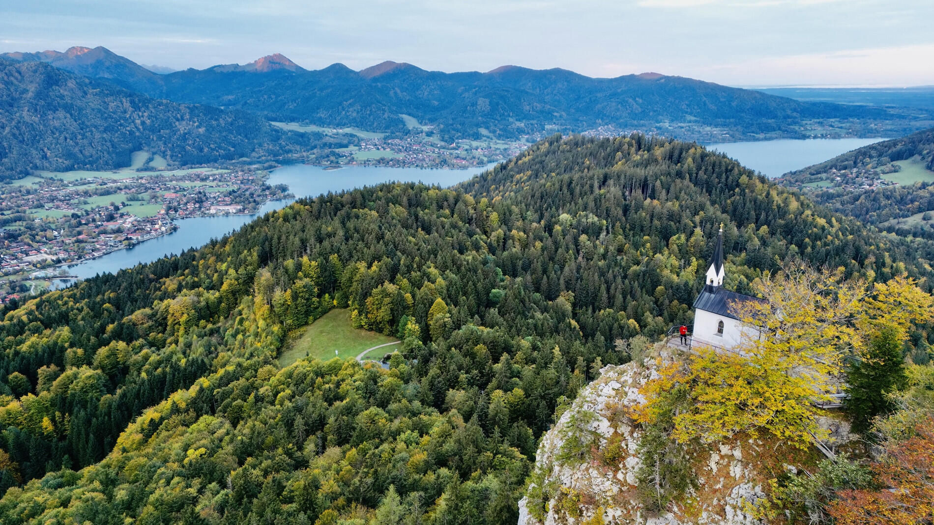 München/Wendelstein/Tegernsee aus der Luft