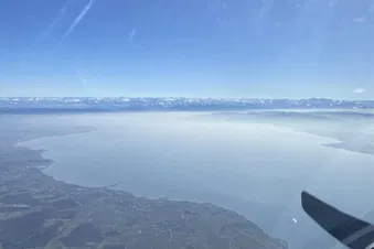 Der Bodensee im morgendlichen Nebel