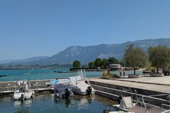 Aller-retour à Chambéry et survol du lac du Bourget
