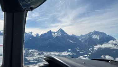 Gebirgsflug - Watzmann und Dachstein