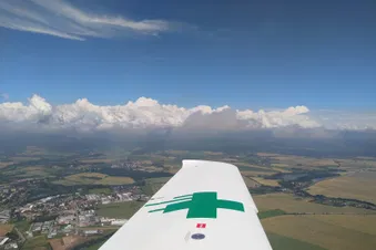 Sightseeing flight over Brno, Macocha
