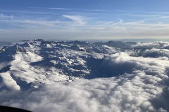 Le Sud vers l’Espagne près de l’Anie