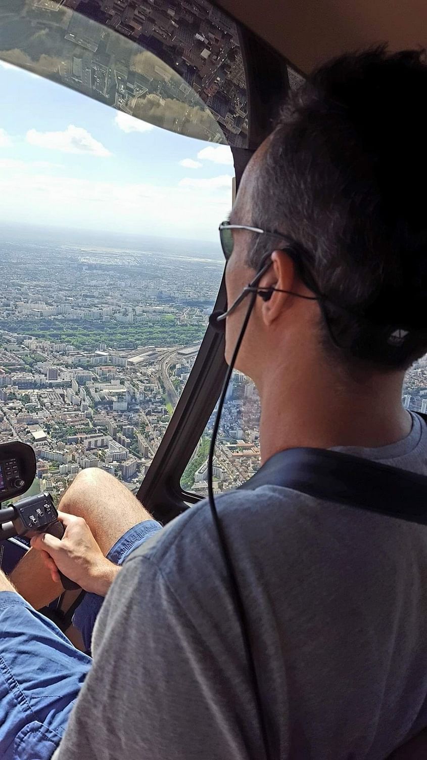 Vol en hélicoptère 🚁 Châteaux, Forêt & Paris