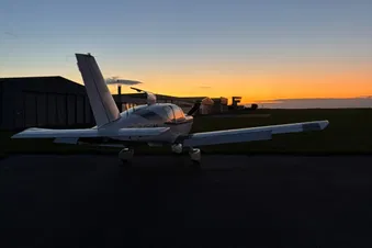 Coucher de soleil sur Chavenay