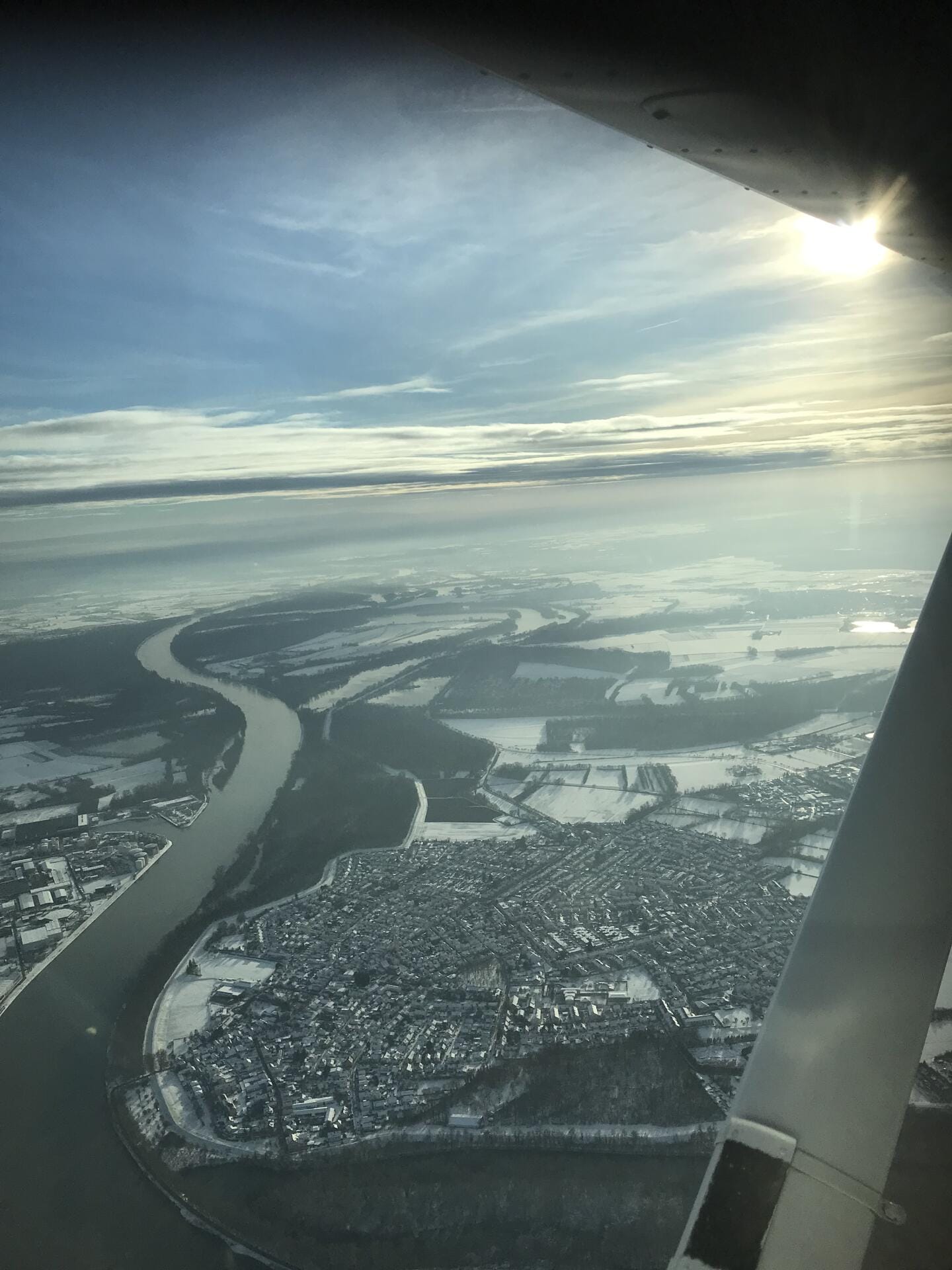 Quick Sky Tour Over Frankfurt & the Rhine