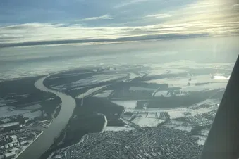 Quick Sky Tour Over Frankfurt & the Rhine