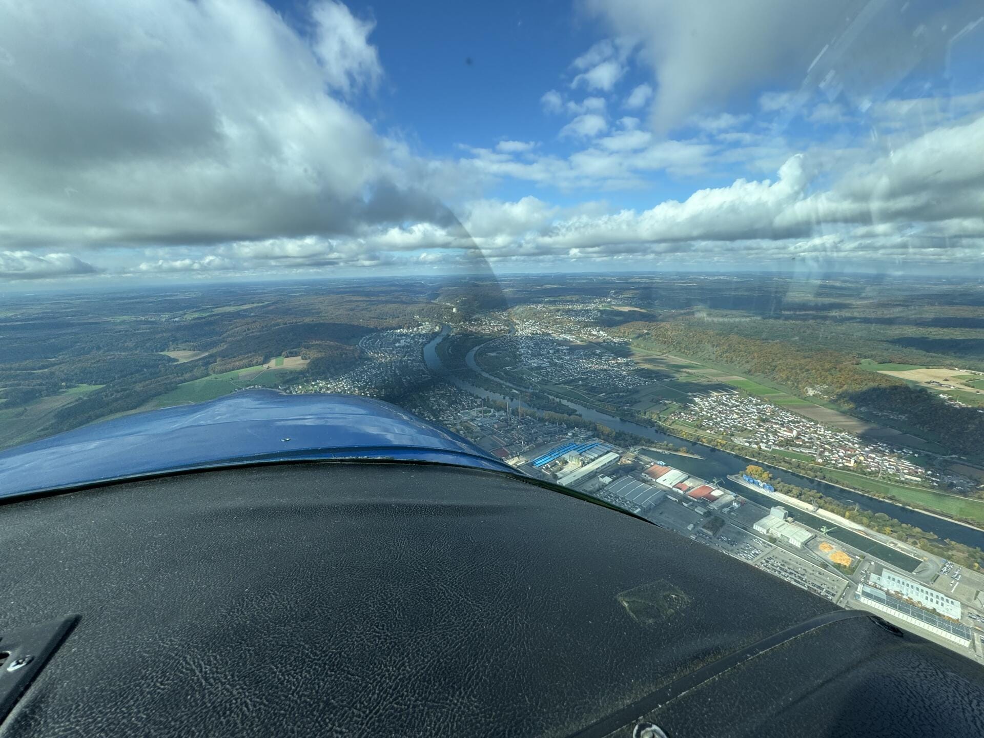 Sightseeing über dem Bayrischen Wald