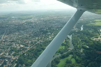 Halle an der Saale von Oben