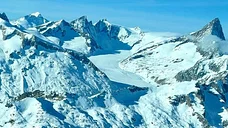 Abflug-Zürich: Eiger Mönch Jungfrau Aletschgletscher Titlis
