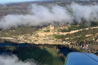 Les châteaux de la région vus du ciel