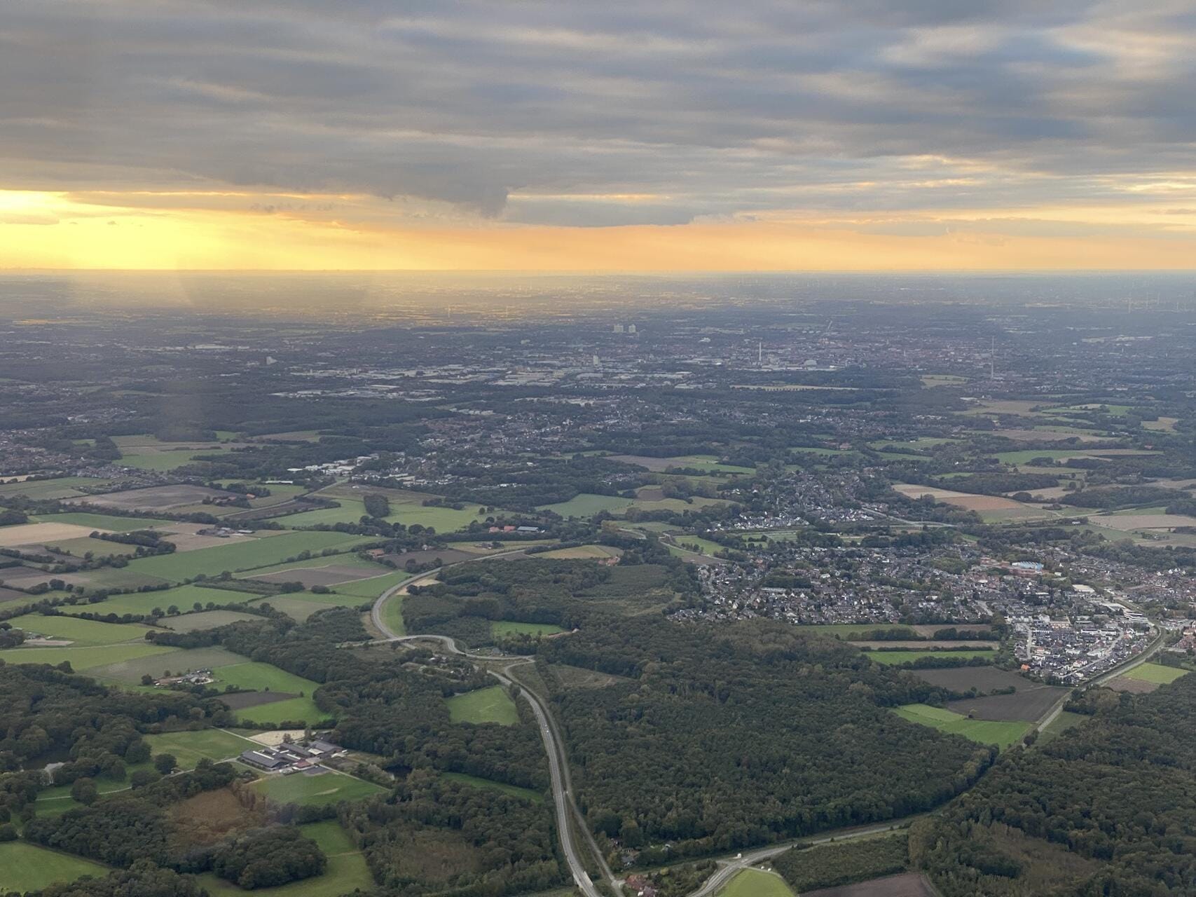 Münsterland Sonnenuntergang