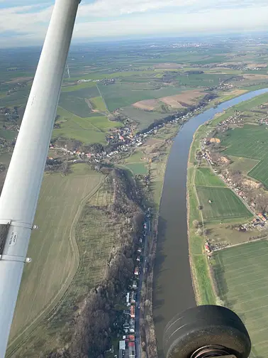 Sächsische Schweiz und Dresden - Rundflug -