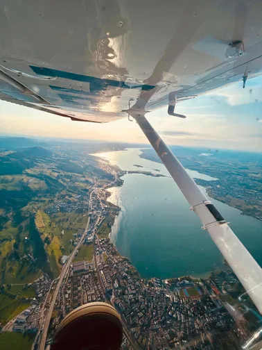 Zurich Lake from the sky