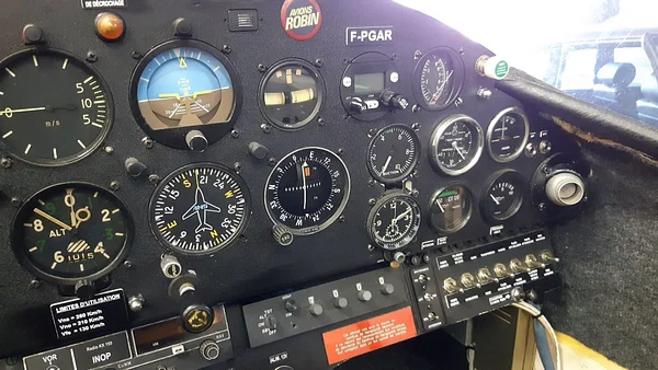 Cockpit côté co-pilote