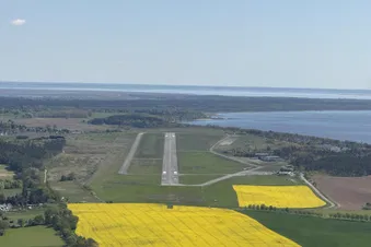 Flug von Berlin nach Usedom