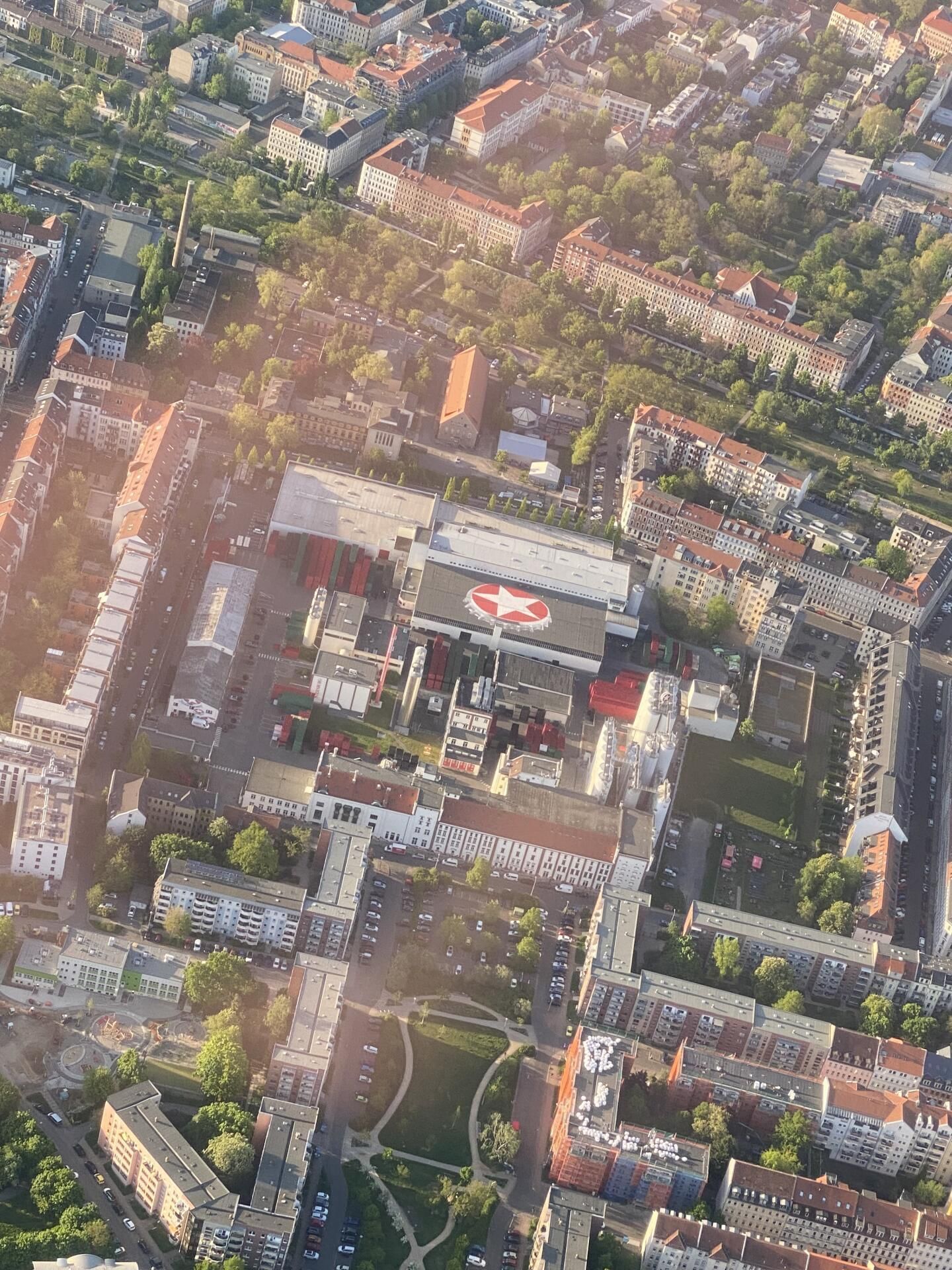 Rundflug über Leipzig und Halle