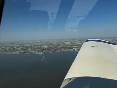 Rundflug / Schnupperflug über der Nordsee (60 min. Flugzeit)