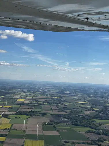 Rundflug über Bremen und Umland