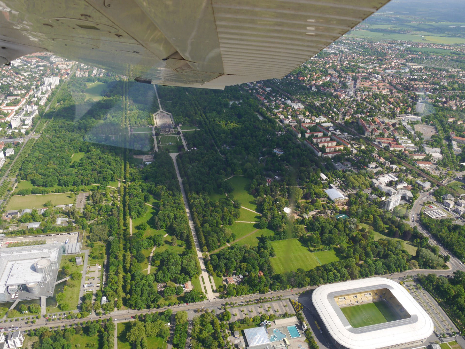 Dresden - Sächsiche Schweiz - Moritzburg -  Rundflug