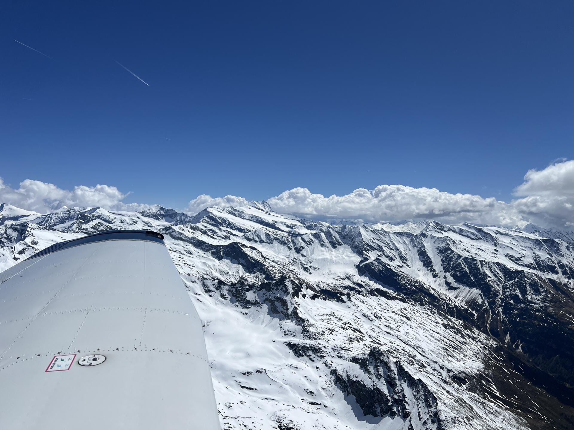 Cockpitview mit Großglockner