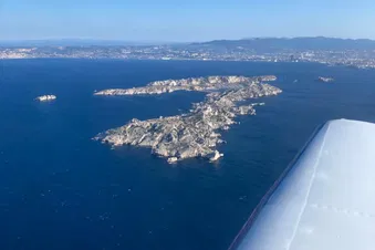 Les iles du Frioul, en face Marseille