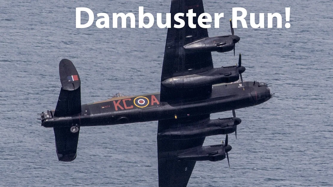 Dambuster Run and Chatsworth from the Air (for up to 3)
