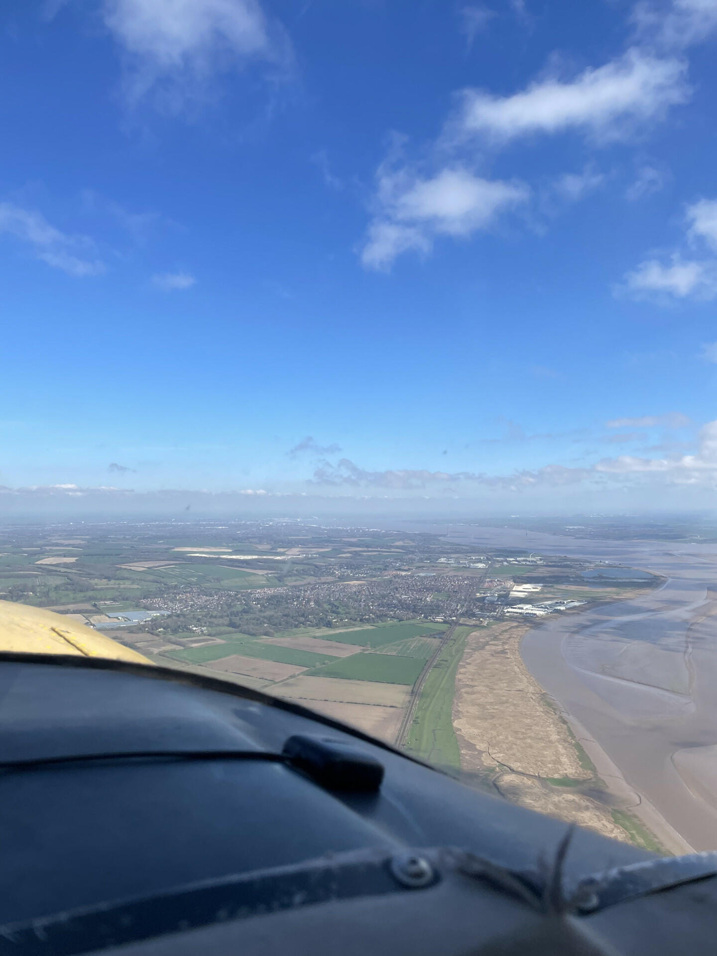 Sightseeing flight over Bridlington and the white cliffs