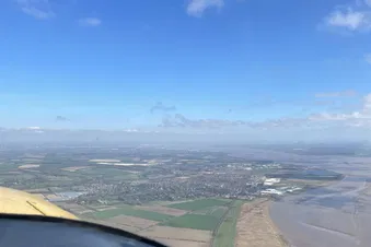Sightseeing flight over Bridlington and the white cliffs