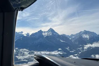 Gebirgsflug - Watzmann und Dachstein