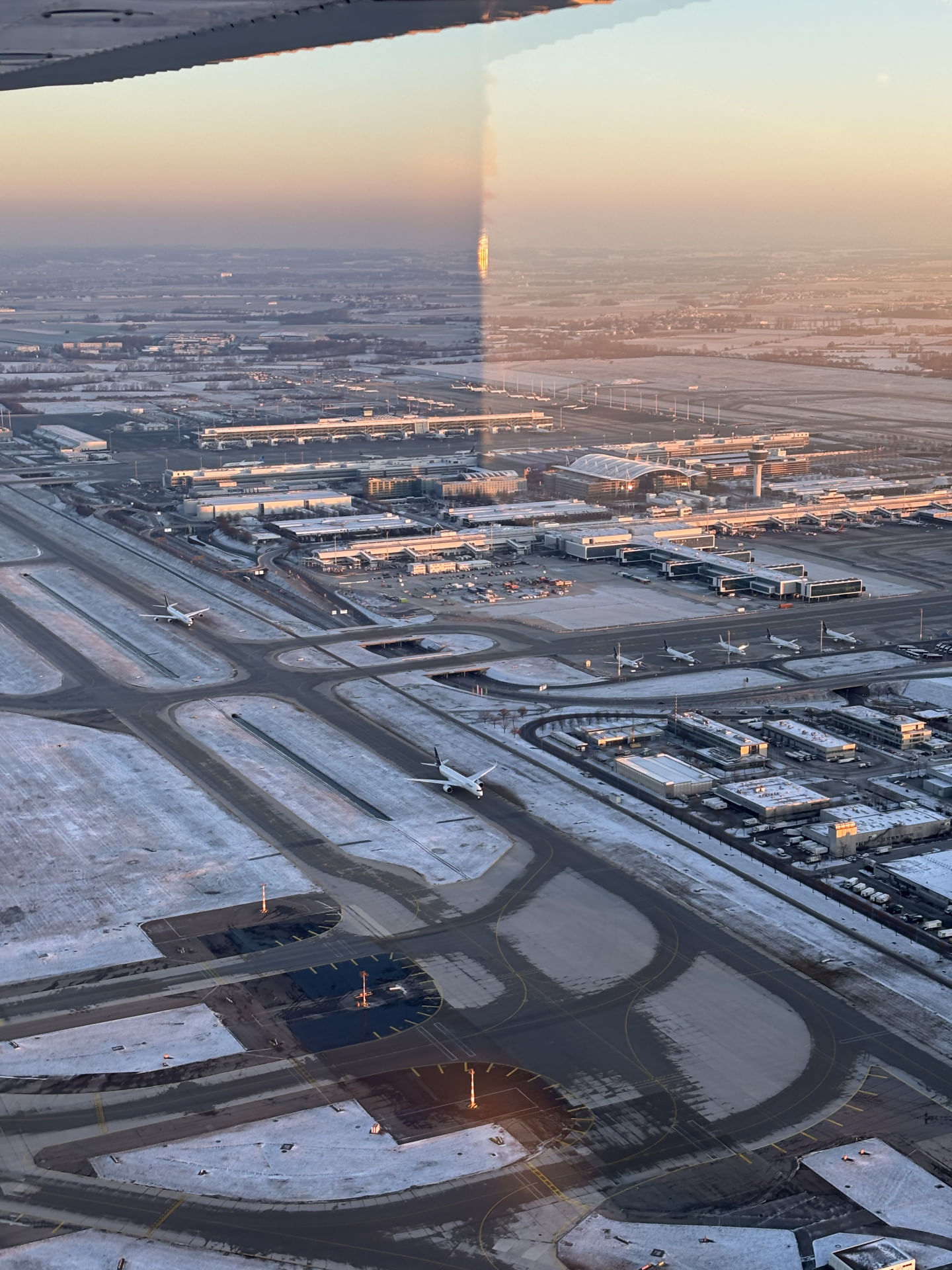 Zwischen großen Jets über München