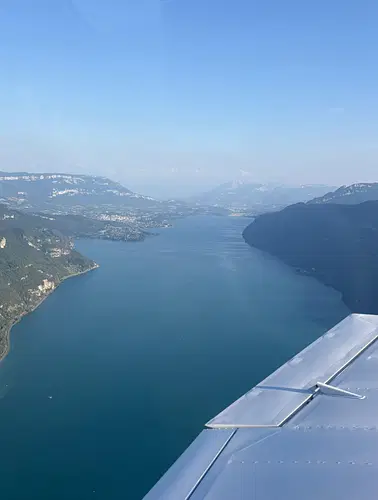 Ballade aérienne autour du Lac du Bourget